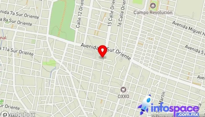 mapa de Autotransportes Coordinados de Chiapas [Terminal Tuxtla] Empresa de autobuses en Tuxtla Gutiérrez