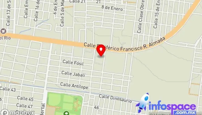 mapa de Autotransportes Rápidos Delicias Servicio de transporte, Agencia de alquiler de autobuses, Servicio de mensajería en Chihuahua