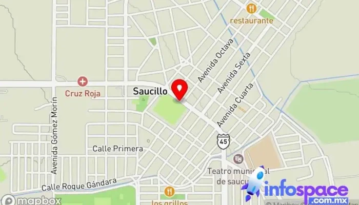 mapa de Autotransportes Rápidos Delicias SA de CV  en Saucillo