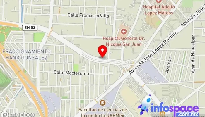mapa de Autovías Empresa de autobuses en Santa Cruz Atzcapotzaltongo