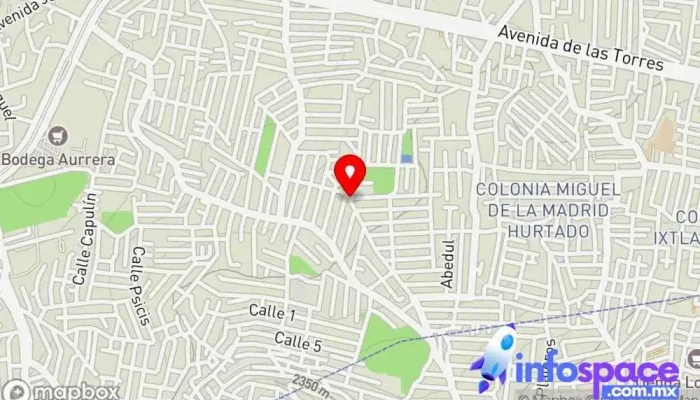 mapa de Av. Carlos Hank González - Cerrada de la CaNada Bus stop en Ciudad de México