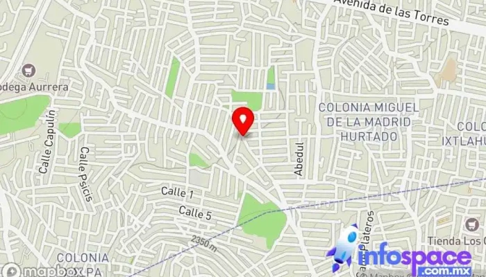 mapa de Av. Carlos Hank González - Temazcal Bus stop en Ciudad de México