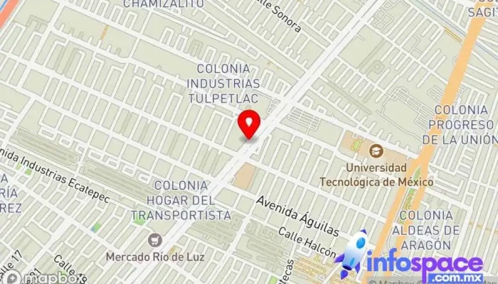 mapa de Av. México Av. Vía Adolfo López Mateos Bus stop en Ecatepec de Morelos