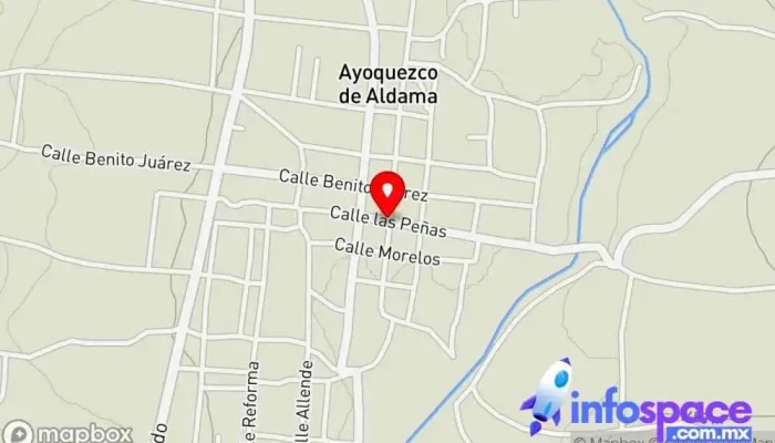 mapa de Ayoquezco de Aldama  en Oaxaca