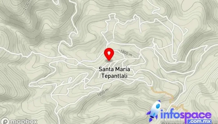 mapa de Ayuntamiento Santa María Tepantlali Oficina de gobierno local en Oaxaca