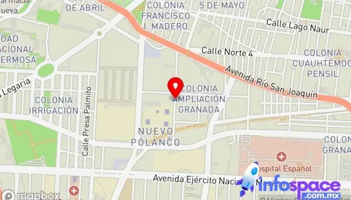 mapa de AzkaIt Empresa de software, Consultora informática en Miguel Hidalgo, Ciudad de México