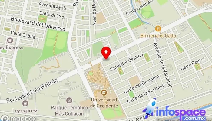 mapa de BAGON Contact Center Solutions Servicio de citas, Servicio de asesoramiento crediticio, Servicio de recuperación de datos, Consultora financiera, Servicios legales, Corredor hipotecario, Proveedor de servicios de asistencia jurídica, Consultor inmobiliario, Asesor fiscal, Servicio de t en Culiacán Rosales