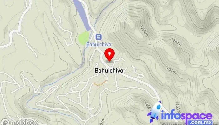 mapa de Bahuichivo  en Bahuichivo