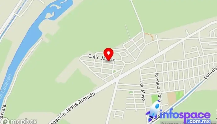 mapa de BALAMTI Empresa de software, Consultora informática, Servicio de reparación de ordenadores, Diseñador de sitios web en Navolato
