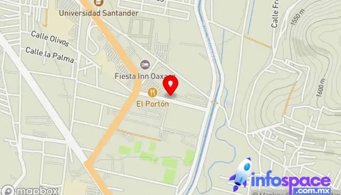 mapa de BASE ADO OAXACA Alojamiento en Oaxaca de Juárez