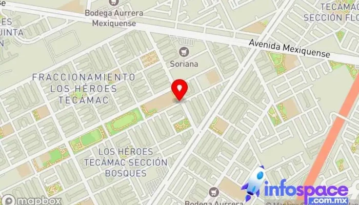 mapa de Base De Combis/Autobuses Servicio de transporte en Ojo de Agua