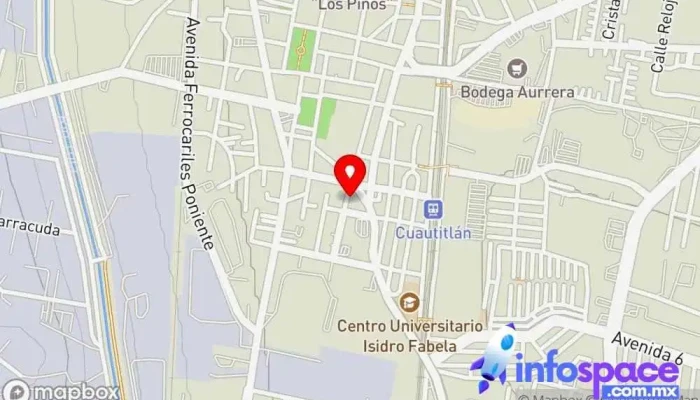 mapa de Base terminal TUSSAT Cuautitlán Servicio de transporte en Cuautitlán