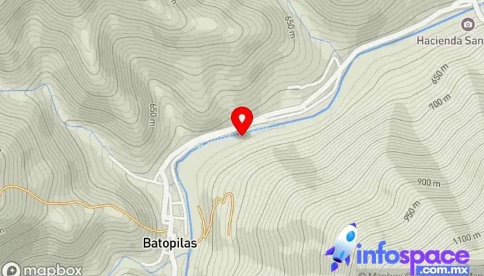 mapa de Batopilas de Manuel Gómez Morín  en Batopilas de Manuel Gómez Morín