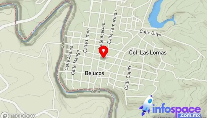 mapa de Bejucos  en Bejucos