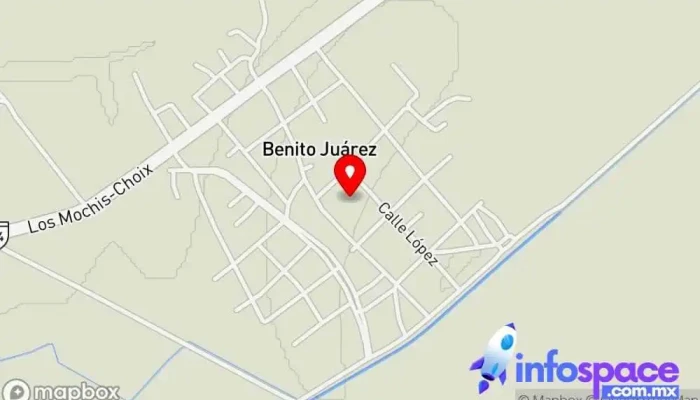mapa de Benito Juárez  en Benito Juárez