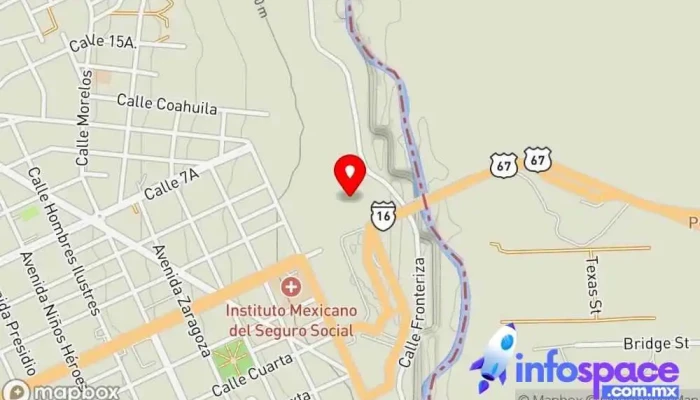 mapa de Beta Ojinaga Oficinas de empresa en Manuel Ojinaga