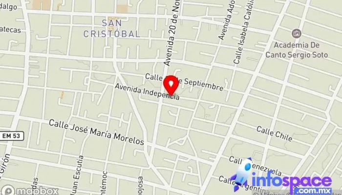 mapa de Bibi.net Ciber, Trámites & Venta de PC's Tienda de accesorios informáticos, Servicios legales, Tienda de ordenadores de segunda mano en San Cristóbal Huichochitlán
