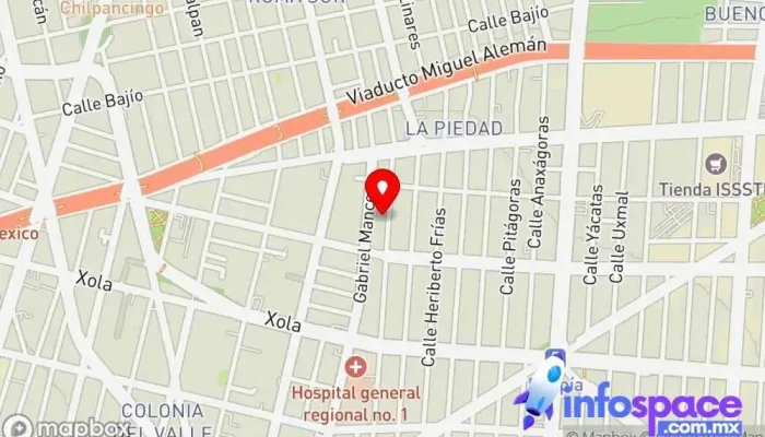 mapa de BigIT Empresa de software en Benito Juárez, Ciudad de México