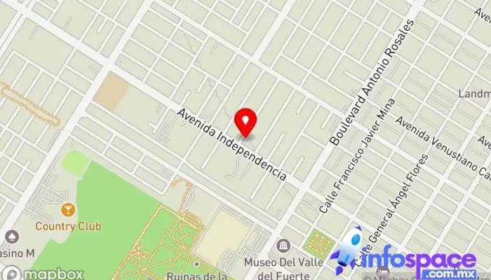 mapa de Bizcount Empresa de contabilidad en Los Mochis