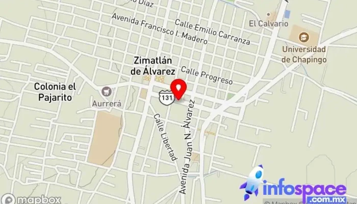 mapa de Bizzú Estudio Creativo Diseñador gráfico en Zimatlán de Álvarez
