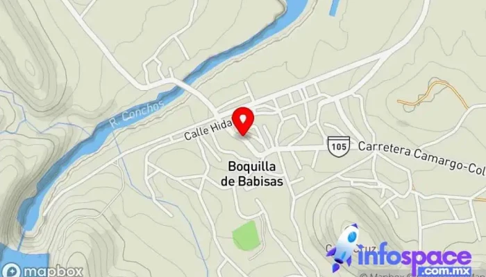 mapa de Boquilla de Conchos  en Boquilla de Conchos