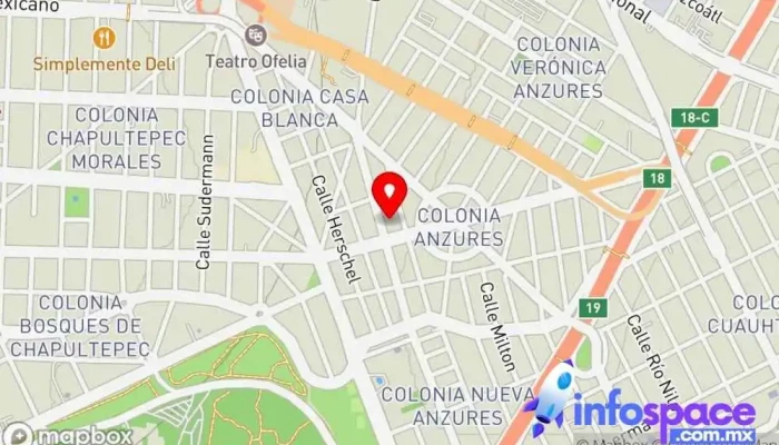 mapa de Brio Consultora informática, Empresa de software en Miguel Hidalgo, Ciudad de México