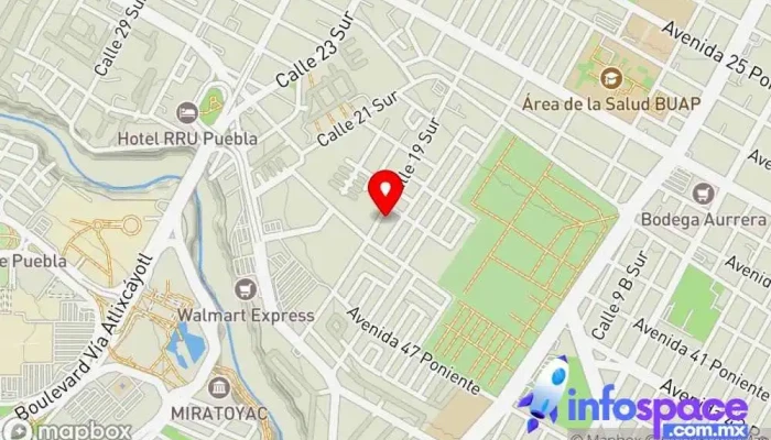 mapa de BTOB Consultores Empresa de software en Heroica Puebla de Zaragoza