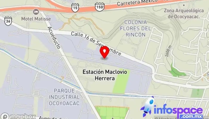 mapa de Bulkmatic De Mexico Terminal Maclovio Herrera Comercio en Ocoyoacac