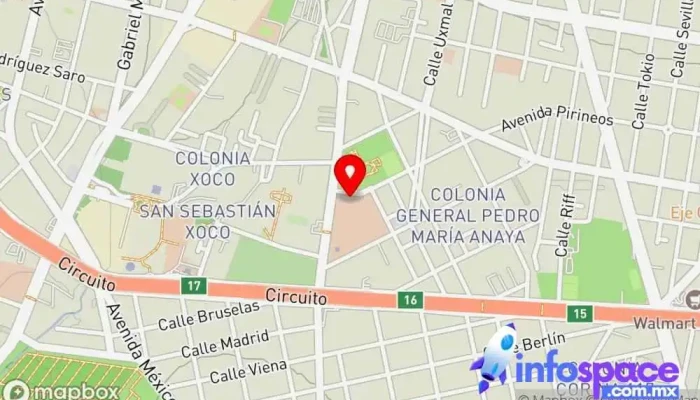 mapa de Buro Mexicano de Consultores en Seguridad Informática Servicio de seguridad informática, Consultora informática, Soporte y servicios informáticos, Proveedor de sistemas de seguridad, Proveedor de servicios de telecomunicaciones en Benito Juárez, Ciudad de México