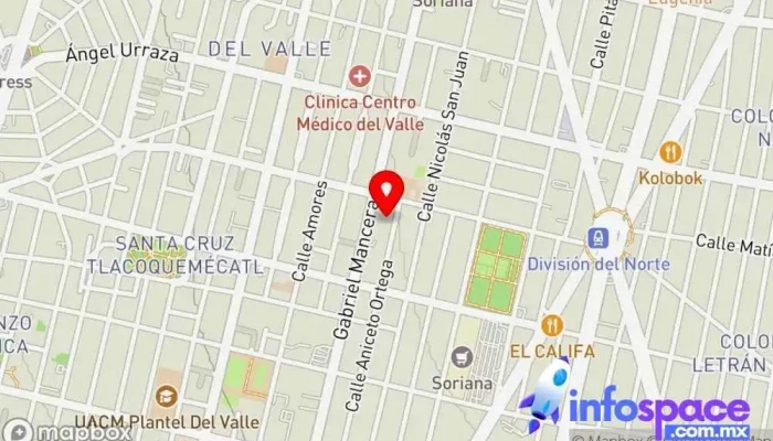 mapa de Byte IT Empresa de software en Benito Juárez, Ciudad de México
