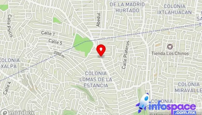mapa de Calle 4 Av. Carlos Hank González Bus stop en Ciudad de México
