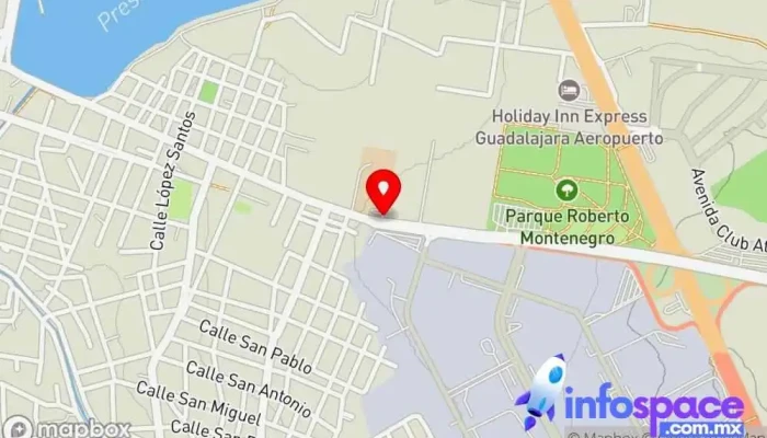 mapa de Calle Emiliano Zapata Bus stop en Las Pintas