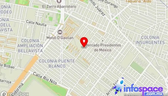 mapa de Calle Sebastián Lerdo de Tejada Bus stop en Ciudad de México