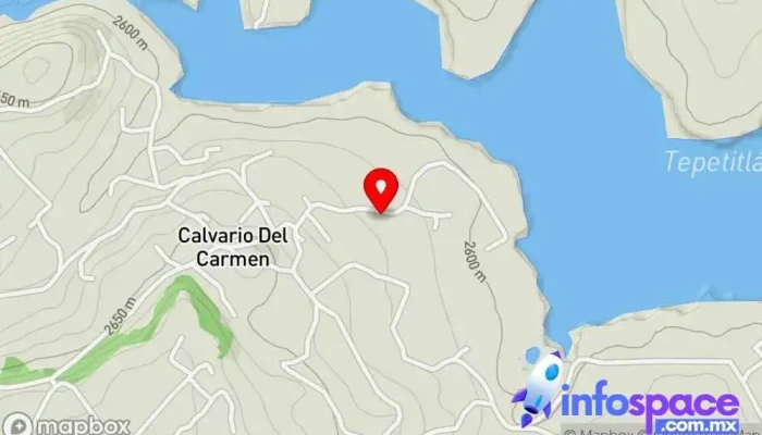 mapa de Calvario del Carmen  en Calvario del Carmen