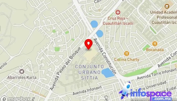 mapa de Caminante Aeropuerto Servicio de transporte en Cuautitlán Izcalli