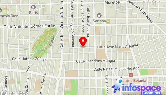 mapa de Caminante Aparcamiento en Toluca de Lerdo