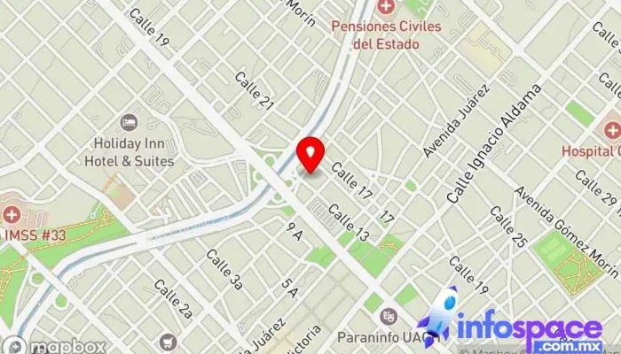 mapa de Camiones Noroeste Oficinas de empresa en Chihuahua