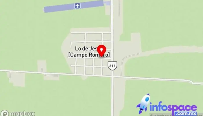 mapa de Campo Romero Lo de Jesús  en Campo Romero Lo de Jesús