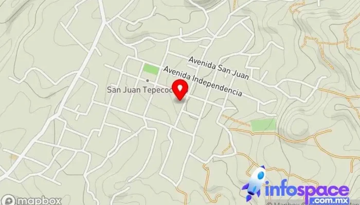mapa de Capilla de San Juan Bautista Iglesia católica en San Juan Tepecoculco