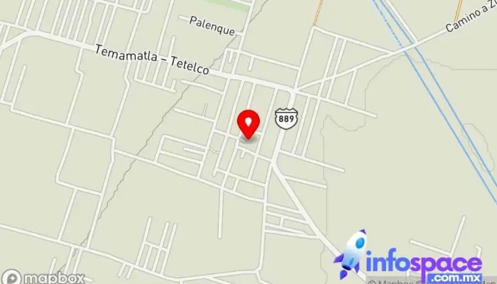 mapa de Capilla de Santiago Apóstol Capilla en Temamatla