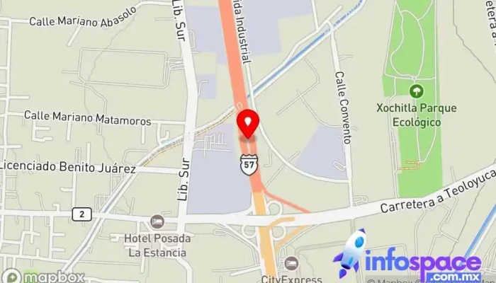 mapa de CAPUFE- Plaza de Cobro No. 4 Tepotzotlán Peaje en Tepotzotlán