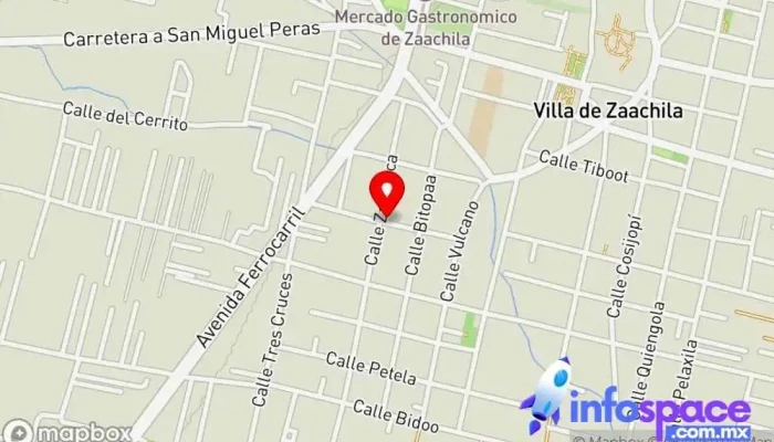 mapa de CARI Zaachila Centro educativo, Asesor educativo, Consejero familiar, Centro de aprendizaje en Villa de Zaachila