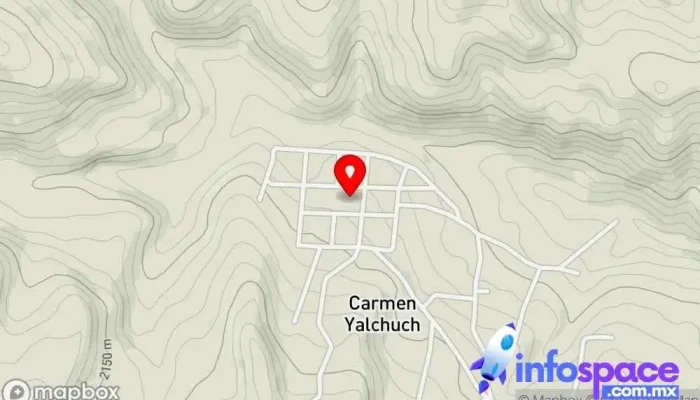 mapa de Carmen yalchuch Escuela en Huixtán