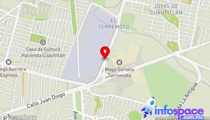 mapa de Carretera a Melchor Ocampo Bus stop en Cuautitlán
