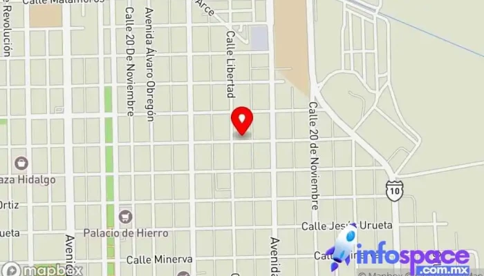 mapa de Casa de Toño Urbanización en Nuevo Casas Grandes