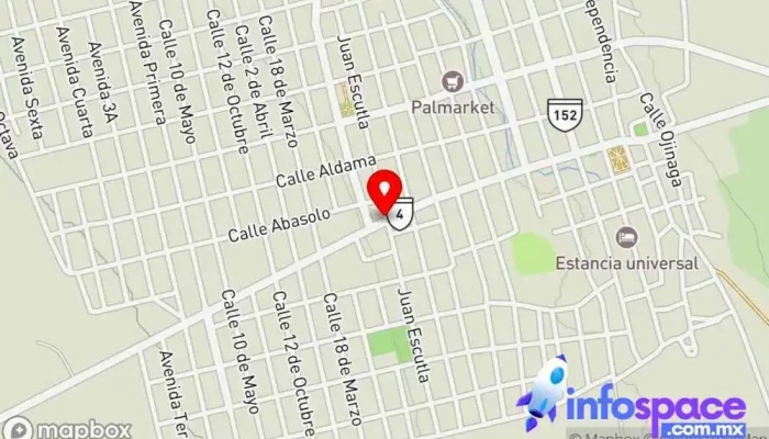 mapa de Casas Grandes  en Casas Grandes