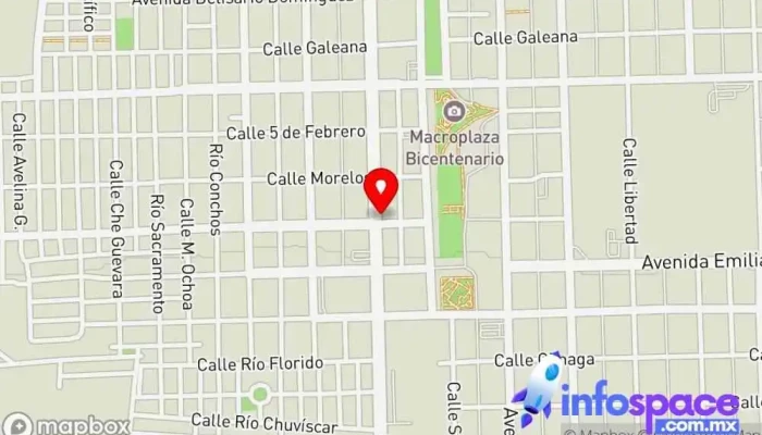 mapa de Casas Jeoc Consultor inmobiliario en Nuevo Casas Grandes