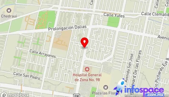 mapa de CCPI Centro de Computación Programación e Informática, S.C. Consultora informática, Academia de inglés, Escuela en San Francisco Coacalco