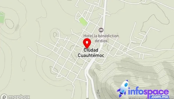 mapa de Cdad. Cuauhtémoc  en Cdad. Cuauhtémoc