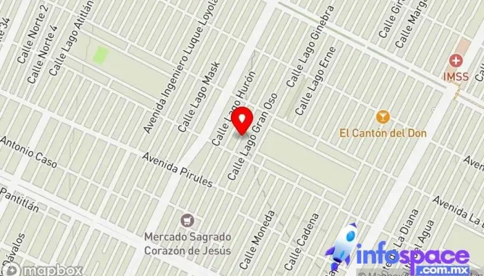 mapa de CDS Capacitación, Entrenamiento, Desarrollo y Seguridad en TI Consultora informática, Persona de mantenimiento, Empresa de software, Diseñador de sitios web en Cdad. Nezahualcóyotl